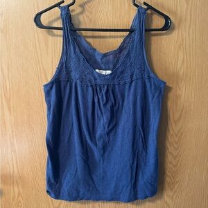 Old Navy Blue Lace Detail Women's Tank top